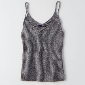 American Eagle Ribbed Knit Tank